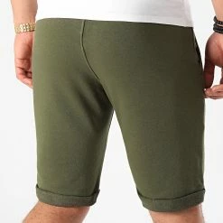 Meilleure vente 🛒 Short Jogging 233 Vert Kaki de LBO 😍 -France LBO Soldes Boutique lbo 105108 FAB SHALBO 233 20200218T144531 04
