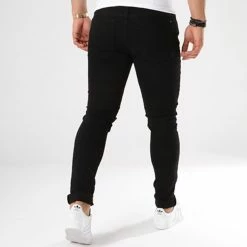 Grosses soldes 🧨 Jean Skinny Troué 72215-2 Noir de LBO ⌛ -France LBO Soldes Boutique lbo 126713 fab lbo 72215 2 black 20180828T174812 05
