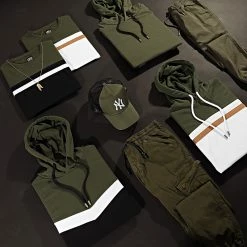 Le moins cher 😍 Sweat Capuche Oversize 407 Vert Kaki de LBO 👏 -France LBO Soldes Boutique lbo 136687 FAB SHALBO 407 TPDT 20210402T140001 05