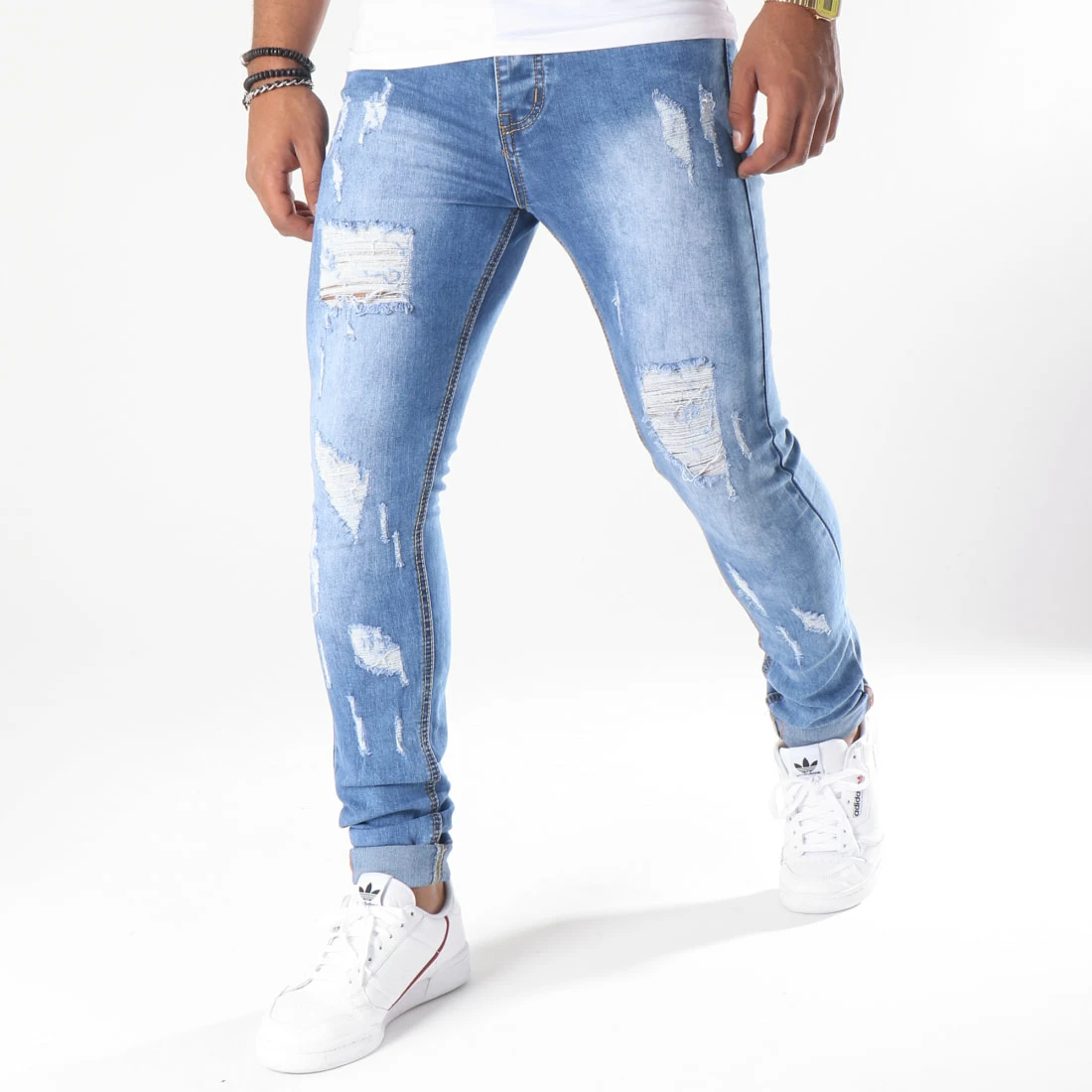 Bon marché 🥰 Jean Skinny LB-054 Denim Bleu Medium de LBO ⭐ 3 Bon marché 🥰 Jean Skinny LB-054 Denim Bleu Medium de LBO ⭐