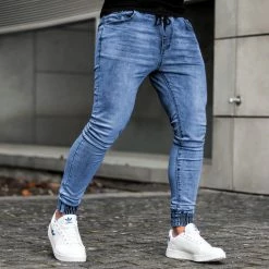 Bon marché ⌛ Jogger Pant Skinny 👖 Jeans 20180426-1 Denim Bleu Medium de LBO 🎉 -France LBO Soldes Boutique lbo 154194 FAB LBO 20180426 1 MEDIUMBLUEDENIM TPDT 20220208T095023 06