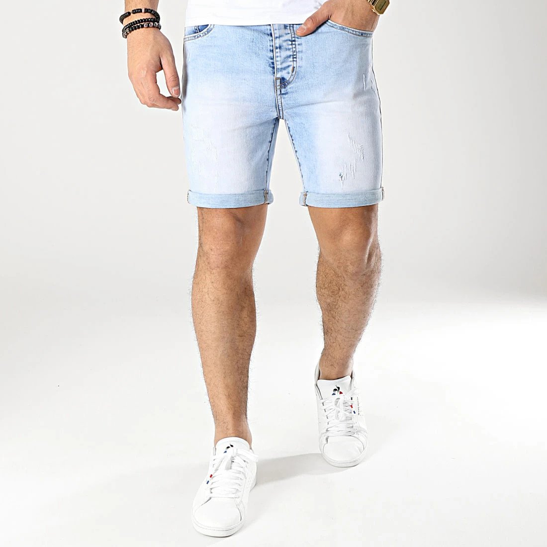 Top 10 🥰 Short Jean LB054-B6 Bleu Clair de LBO 👍 4 Top 10 🥰 Short Jean LB054-B6 Bleu Clair de LBO 👍 – Image 2