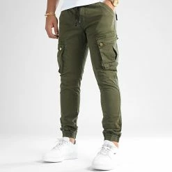 Meilleure affaire ⌛ Pantalon Cargo Skinny Jumbo Khaki de LBO 😍 -France LBO Soldes Boutique lbo 177072 FAB LBO JUMBO KHAKI TPDT 20220722T150033 01