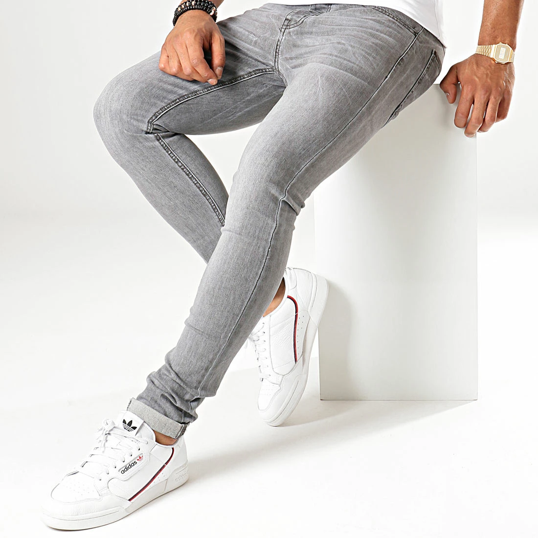 Offres 🌟 Jean Super Skinny Fit ZD319-G Gris de LBO 🔥 4 Offres 🌟 Jean Super Skinny Fit ZD319-G Gris de LBO 🔥 – Image 2