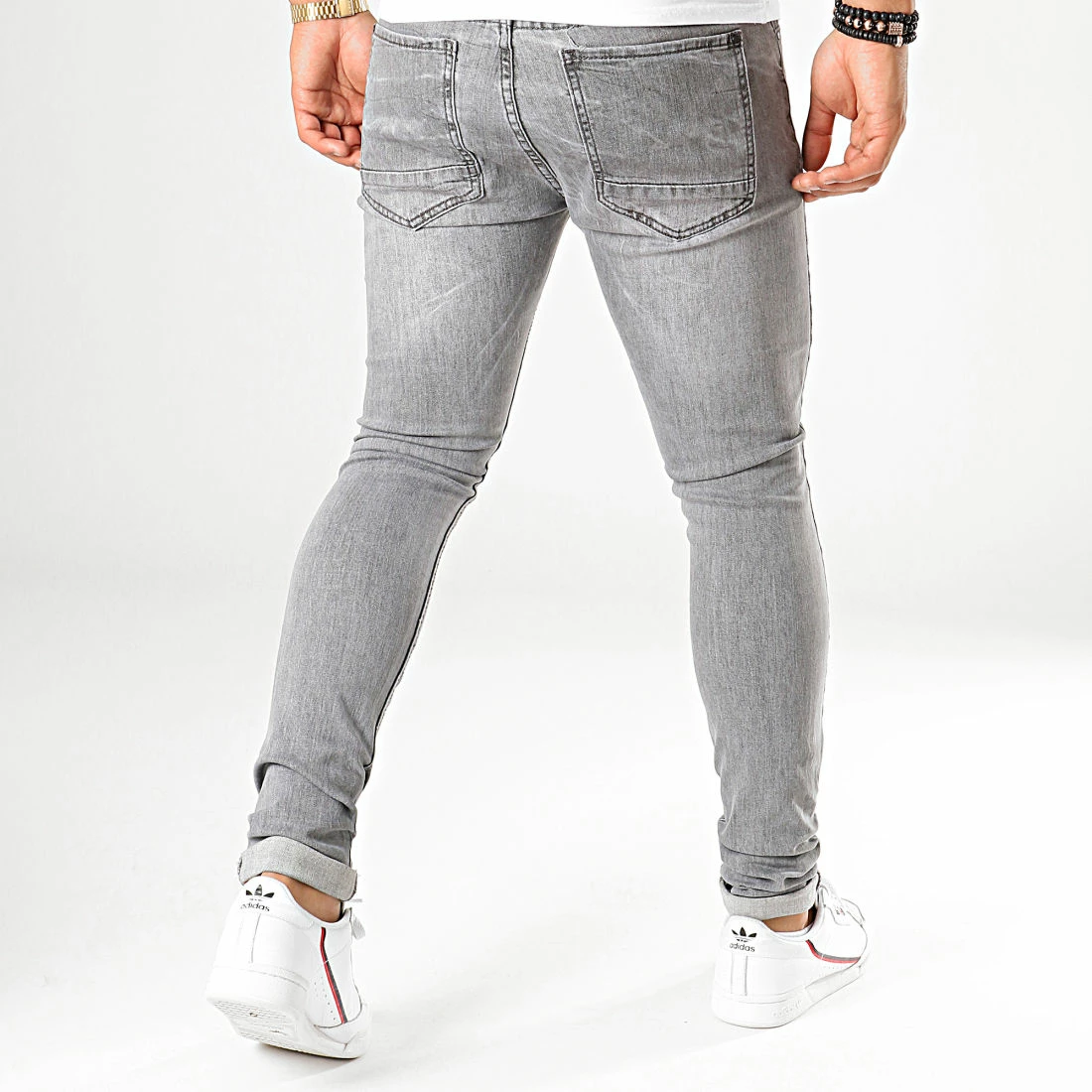 Offres 🌟 Jean Super Skinny Fit ZD319-G Gris de LBO 🔥 6 Offres 🌟 Jean Super Skinny Fit ZD319-G Gris de LBO 🔥 – Image 4