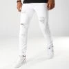 Vente flash 👏 Jean Skinny Avec Déchirures LB054-5 Blanc de LBO ⭐ -France LBO Soldes Boutique lbo 187767 FAB LBO LB054 5 WHITE 20190801T112324 01