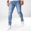 Bon marché 🔥 Jean Skinny B07 Bleu Denim de LBO ❤️ -France LBO Soldes Boutique lbo 192041 FAB LBO B07 BLUEDENIM 20190923T153841 01