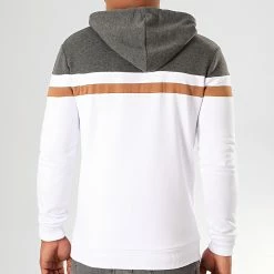 Coupon 🔥 Sweat Capuche Slim Fit Tricolore 843 Blanc Anthracite Camel de LBO 😀 9 Coupon 🔥 Sweat Capuche Slim Fit Tricolore 843 Blanc Anthracite Camel de LBO 😀 -France LBO Soldes Boutique lbo 192060 FAB SHALBO 843 20190930T162825 04