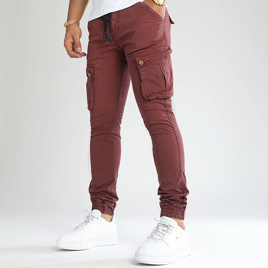 Offres 🌟 Pantalon Cargo Skinny Jumbo Bordeaux de LBO 😀 6 Offres 🌟 Pantalon Cargo Skinny Jumbo Bordeaux de LBO 😀 – Image 4