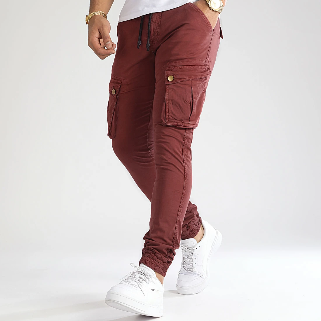Offres 🌟 Pantalon Cargo Skinny Jumbo Bordeaux de LBO 😀 5 Offres 🌟 Pantalon Cargo Skinny Jumbo Bordeaux de LBO 😀 – Image 3