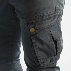 Nouveau 🧨 Pantalon Cargo Skinny Jumbo Bleu Marine de LBO 👍 -France LBO Soldes Boutique lbo 192277 FAB LBO JUMBO NAVY TPDT 20220722T145534 02