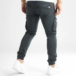 Nouveau 🧨 Pantalon Cargo Skinny Jumbo Bleu Marine de LBO 👍 -France LBO Soldes Boutique lbo 192277 FAB LBO JUMBO NAVY TPDT 20220722T145625 05