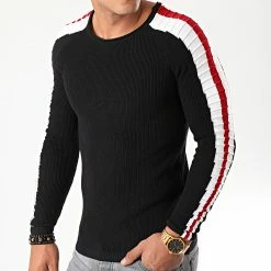 Le moins cher 🎉 Pull PU114 Noir de LBO ⭐