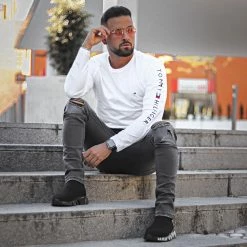 Le moins cher 🎁 Jean Skinny Avec Déchirures 72148-U3 Gris Foncé Denim de LBO ❤️ -France LBO Soldes Boutique lbo 203016 FAB LBO 72148 U3 GREYDENIM 20211117T095508 05