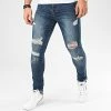 Nouveau 🛒 Jean Skinny Avec Déchirures 72176-2 Bleu Denim de LBO 🧨 1 Nouveau 🛒 Jean Skinny Avec Déchirures 72176-2 Bleu Denim de LBO 🧨 -France LBO Soldes Boutique lbo 203018 FAB LBO LB72176 2 20200113T161523 01