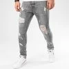 Offres 😉 Jean Skinny Avec Déchirures ZG319G-02 Gris de LBO 😍 -France LBO Soldes Boutique lbo 203023 FAB LBO ZG319G 02 LIGHTGREYDENIM 20200113T161544 01