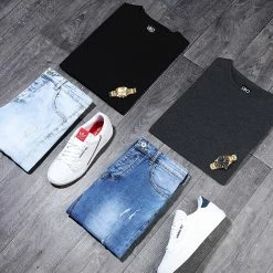 Budget 👍 Lot De 2 Tee 👚 Shirts Oversize Manches Longues Unis 961 Gris Anthracite Et Noir de LBO ✨ -France LBO Soldes Boutique lbo 205172 FAB SHALBO 961 20191227T091224 04