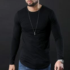 Budget 👍 Lot De 2 Tee 👚 Shirts Oversize Manches Longues Unis 961 Gris Anthracite Et Noir de LBO ✨ -France LBO Soldes Boutique lbo 205172 FAB SHALBO 961 20200106T112724 07