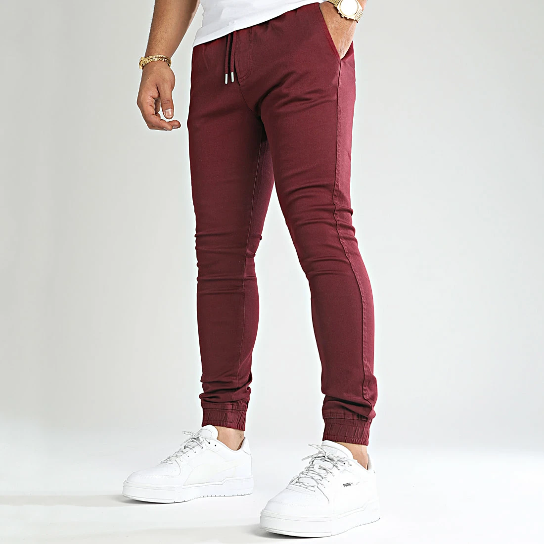 Remise 🛒 Jogger Pant Super Skinny 810 Bordeaux de LBO 😍 6 Remise 🛒 Jogger Pant Super Skinny 810 Bordeaux de LBO 😍 – Image 4