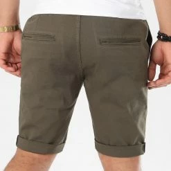 Meilleure vente 💯 Short Chino Jogger 990 Kaki de LBO 😍 -France LBO Soldes Boutique lbo 211176 FAB SHALBO 990 20200410T155941 02