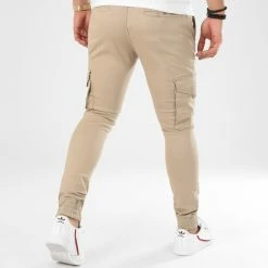 Meilleure affaire 😉 Pantalon Cargo 994 Beige de LBO ✔️ -France LBO Soldes Boutique lbo 214094 FAB SHALBO 994 20200414T155729 02