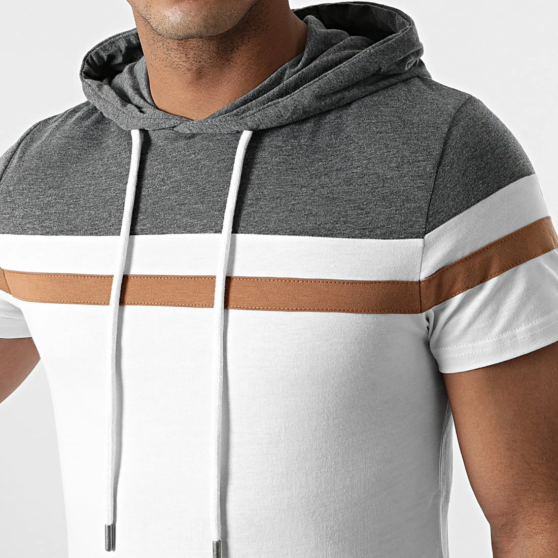 Tout neuf 🎉 Tee 👚 Shirt Capuche Tricolore 1114 Gris Anthracite Blanc Camel de LBO 🛒 4 Tout neuf 🎉 Tee 👚 Shirt Capuche Tricolore 1114 Gris Anthracite Blanc Camel de LBO 🛒 – Image 2