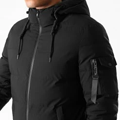 Promo 🎉 Doudoune Capuche Poche Bomber Noir de LBO 👏 9 Promo 🎉 Doudoune Capuche Poche Bomber Noir de LBO 👏 -France LBO Soldes Boutique lbo 220714 FAB LBO 1005 BL 16 NOIR 20200929T153556 02