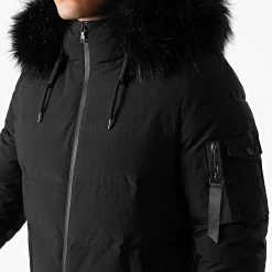 Promo 🎉 Doudoune Capuche Poche Bomber Avec Fourrure Noir de LBO 👏 7 Promo 🎉 Doudoune Capuche Poche Bomber Avec Fourrure Noir de LBO 👏 -France LBO Soldes Boutique lbo 220715 FAB LBO 1005 BL 17 NOIR NOIR 20200929T153616 02