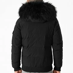 Promo 🎉 Doudoune Capuche Poche Bomber Avec Fourrure Noir de LBO 👏 8 Promo 🎉 Doudoune Capuche Poche Bomber Avec Fourrure Noir de LBO 👏 -France LBO Soldes Boutique lbo 220715 FAB LBO 1005 BL 17 NOIR NOIR 20200929T153620 04