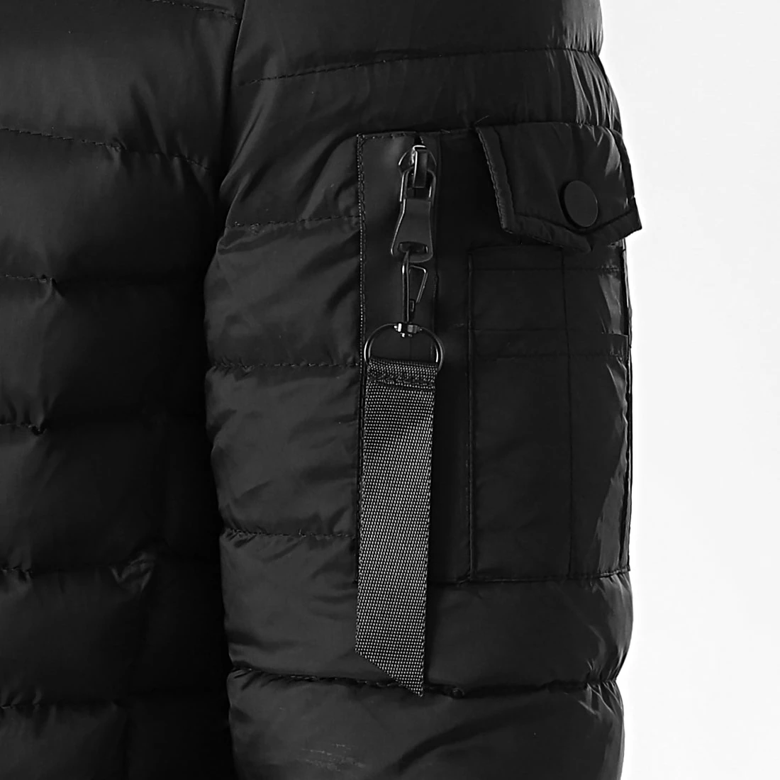 Meilleur prix ⌛ Doudoune Capuche Ultralight Avec Fourrure Noir Beige de LBO 👏 4 Meilleur prix ⌛ Doudoune Capuche Ultralight Avec Fourrure Noir Beige de LBO 👏 – Image 2