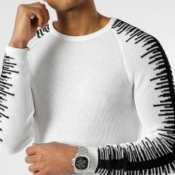 Meilleure affaire ⭐ Pull JUM-36 Blanc Noir de LBO 👏 7 Meilleure affaire ⭐ Pull JUM-36 Blanc Noir de LBO 👏 -France LBO Soldes Boutique lbo 222371 LBO 1006 JUM 36 20221128T145857 03