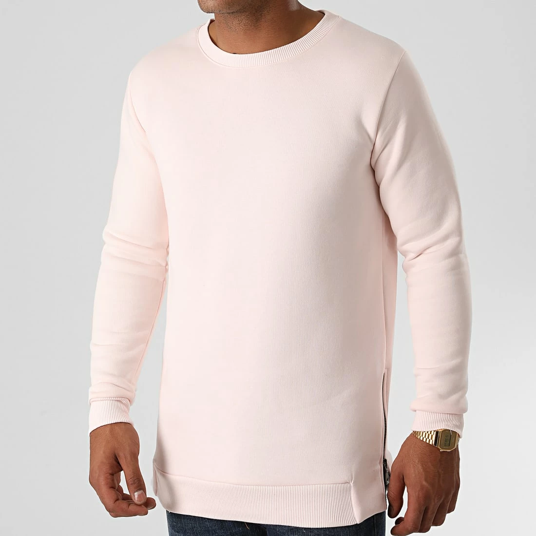 Acheter ✨ Sweat Crewneck Oversize Zip 1304 Rose Pale de LBO ✨ 4 Acheter ✨ Sweat Crewneck Oversize Zip 1304 Rose Pale de LBO ✨ – Image 2