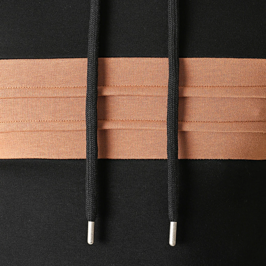 Nouveau 🤩 Sweat Capuche Bicolore 1293 Noir Camel de LBO ⌛ 4 Nouveau 🤩 Sweat Capuche Bicolore 1293 Noir Camel de LBO ⌛ – Image 2