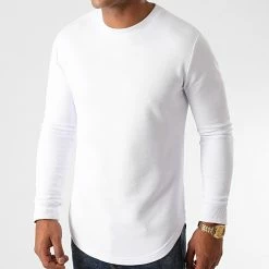 Meilleur prix 🔔 Sweat Crewneck Oversize 1309 Blanc de LBO ⌛