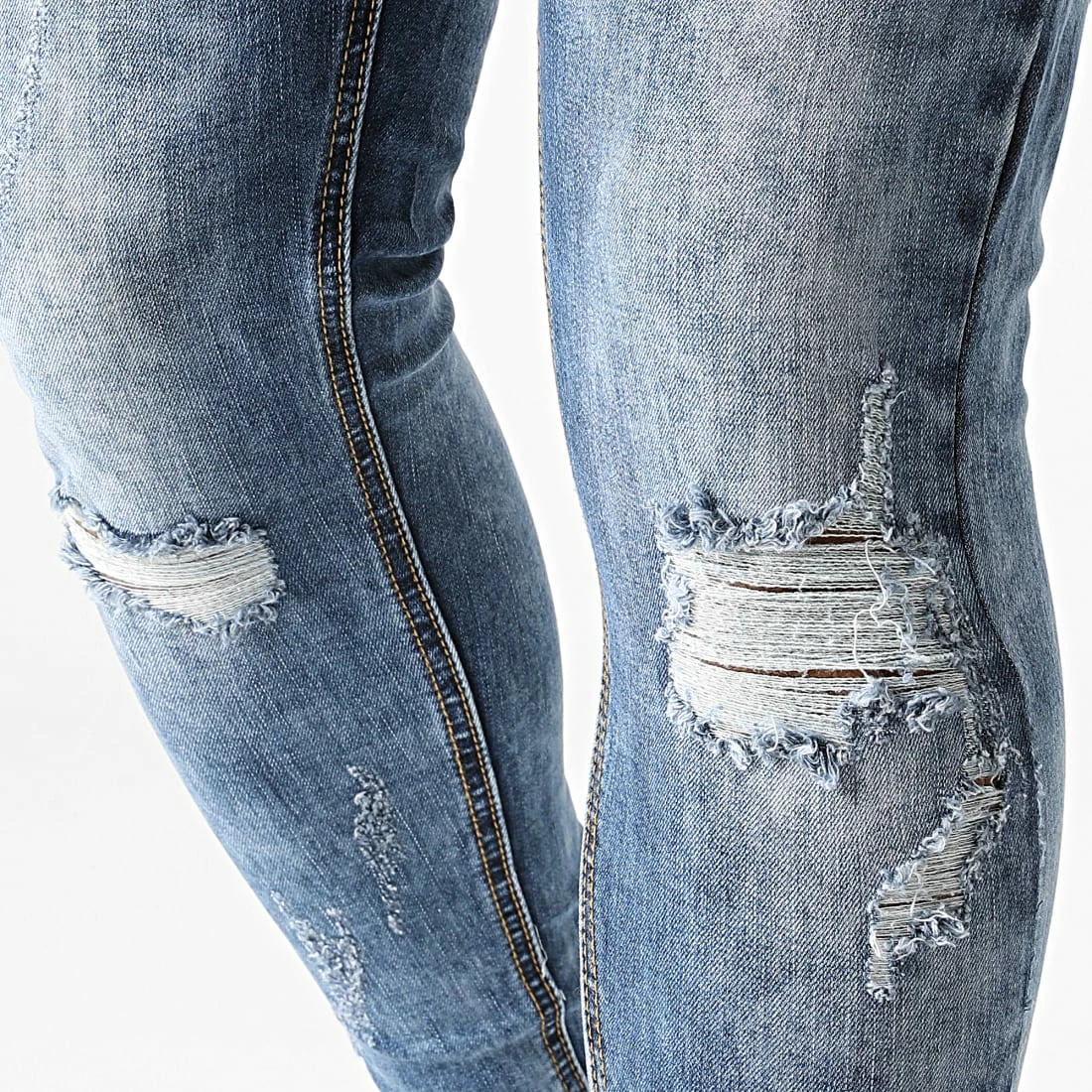 Nouveau ❤️ Jean Skinny LB0547AH2 Bleu Medium de LBO 👍 5 Nouveau ❤️ Jean Skinny LB0547AH2 Bleu Medium de LBO 👍 – Image 3