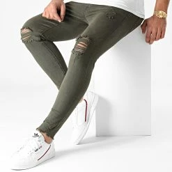 Sortie 🎁 Jean Skinny Avec Déchirures KA9AH20 Khaki de LBO 😉 9 Sortie 🎁 Jean Skinny Avec Déchirures KA9AH20 Khaki de LBO 😉 -France LBO Soldes Boutique lbo 229946 FAB LBO KA9AH20 KAKIDENIM 20201023T133633 03