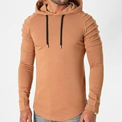 Offres 🛒 Lot De 2 Sweats Capuche Oversize 1286 Noir Et Camel de LBO ⌛ -France LBO Soldes Boutique lbo 230688 FAB SHALBO 1286 20201006T153408 03