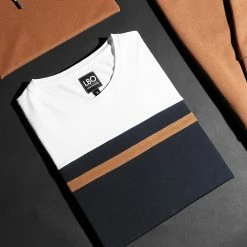 Vente flash ✨ Tee 👕 Shirt Manches Longues Tricolore 1359 Bleu Marine Camel Blanc de LBO 🤩 9 Vente flash ✨ Tee 👕 Shirt Manches Longues Tricolore 1359 Bleu Marine Camel Blanc de LBO 🤩 -France LBO Soldes Boutique lbo 235846 FAB SHALBO 1359 20201110T134903 04