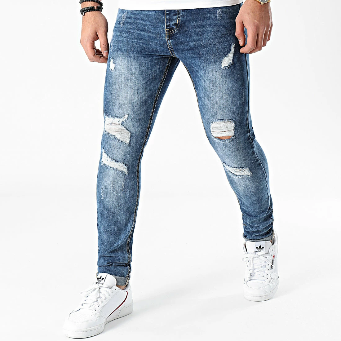 Top 10 👏 Jean Skinny Avec Déchirures LBOJG5 Bleu Denim 🎁 3 Top 10 👏 Jean Skinny Avec Déchirures LBOJG5 Bleu Denim 🎁