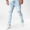 Grosses soldes 🌟 Jean Skinny Avec Déchirures B72175AH2 Denim Wash de LBO 🔔