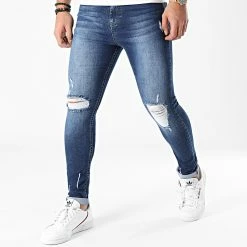 Les meilleures critiques de 💯 Jean Super Skinny Fit Destroy 1453 Denim Bleu Foncé de LBO 😍