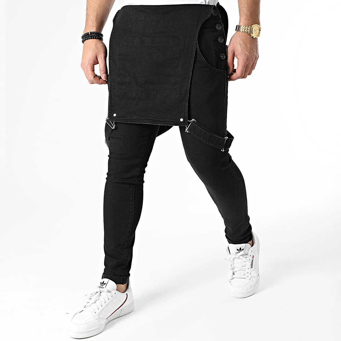 Coupon đ„ Salopette en Jean Slim 1458 Noir Denim de LBO â 3 Coupon đ„ Salopette en Jean Slim 1458 Noir Denim de LBO â