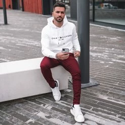 Remise 💯 Pantalon Chino Skinny 1445 Bordeaux de LBO 🥰 -France LBO Soldes Boutique lbo 243255 FAB SHALBO 1445 20210309T081128 06