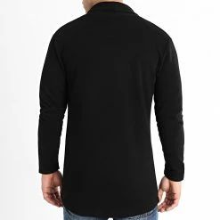 Meilleure vente ❤️ Gilet Oversize 1447 Noir de LBO 🧨 -France LBO Soldes Boutique lbo 243529 FAB SHALBO 1447 20201209T161745 04