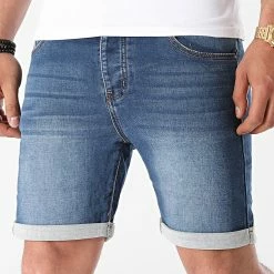 Top 10 💯 Short Jean Jogg BP154PE21 Bleu Denim de LBO ⭐