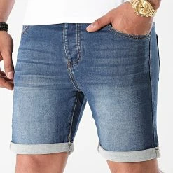 Top 10 💯 Short Jean Jogg BP154PE21 Bleu Denim de LBO ⭐ -France LBO Soldes Boutique lbo 245461 FAB LBO BP154PE21 JOGGJEANBRUT 20210514T165637 03