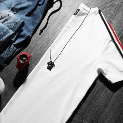 Les meilleures critiques de 🛒 Tee 👕 Shirt Oversize Avec Bandes Bleu Blanc Rouge 1391 Blanc de LBO 😍 -France LBO Soldes Boutique lbo 246331 FAB SHALBO 1391 20210205T154443 04