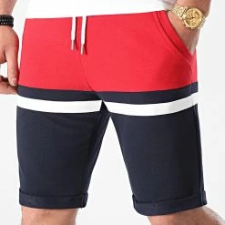 Les meilleures critiques de 😀 Short Jogging Tricolore 1507 Rouge Bleu Marine de LBO 🛒 -France LBO Soldes Boutique lbo 247255 FAB SHALBO 1507 20210219T081655 03