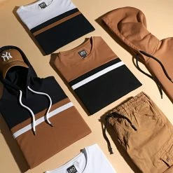 Meilleure vente 🤩 Ensemble De Survêtement Tricolore 1566 Camel Blanc Noir de LBO 🧨 -France LBO Soldes Boutique lbo 249812 FAB SHALBO 1566 20210414T102330 05