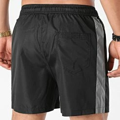 Nouveau 🎁 Short Jogging Diamanté Bande Reflector 0049 Noir de LBO 🎉 -France LBO Soldes Boutique lbo 250235 1070574 0049 20210618T145948 04